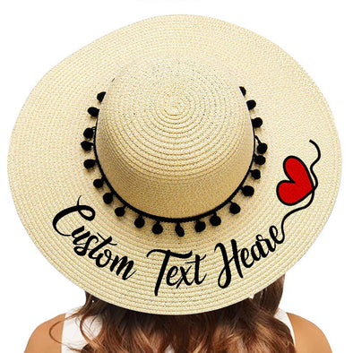 Personalized Embroidered Custom Beach Hat