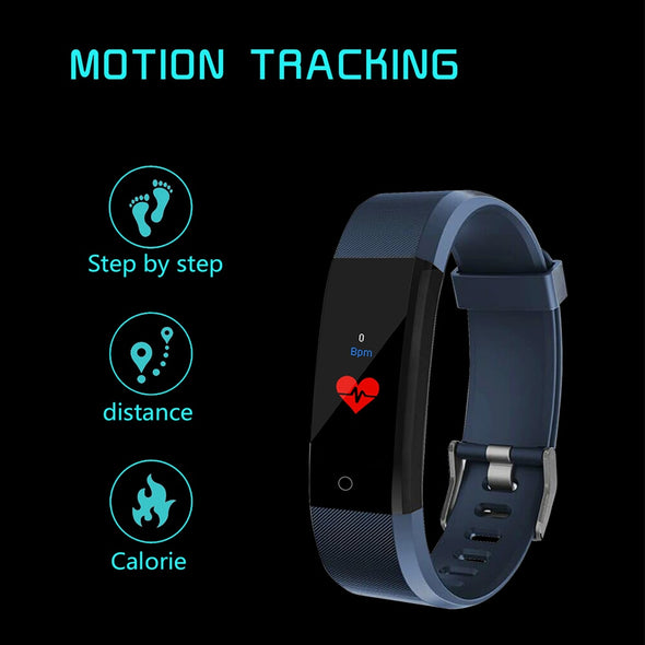 Vital 7 Doing HR/BP fitness Tracker Waterproof Smartwatch