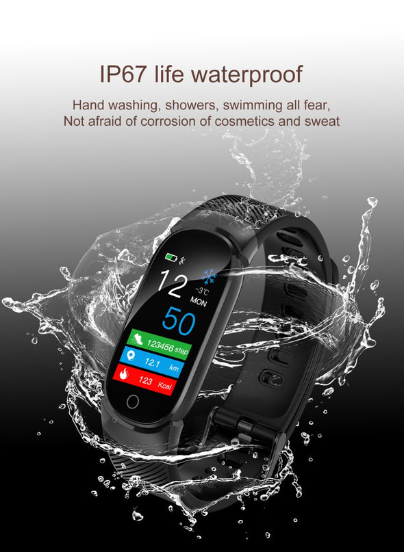 Vital 8 Doing HR/BP Women Waterproof Fitness Smart Bracelet